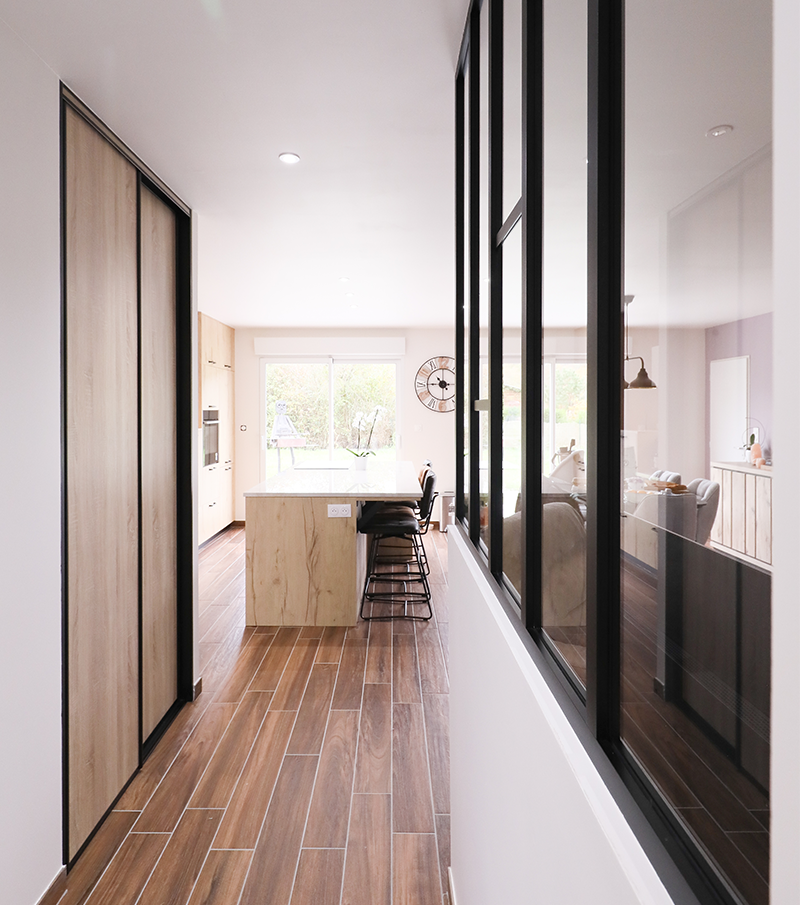 Agencement sur mesure bois et verrière - Visentin agencement